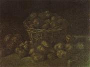 Vincent Van Gogh Still life with a Basket of Potatoes (nn04) oil painting